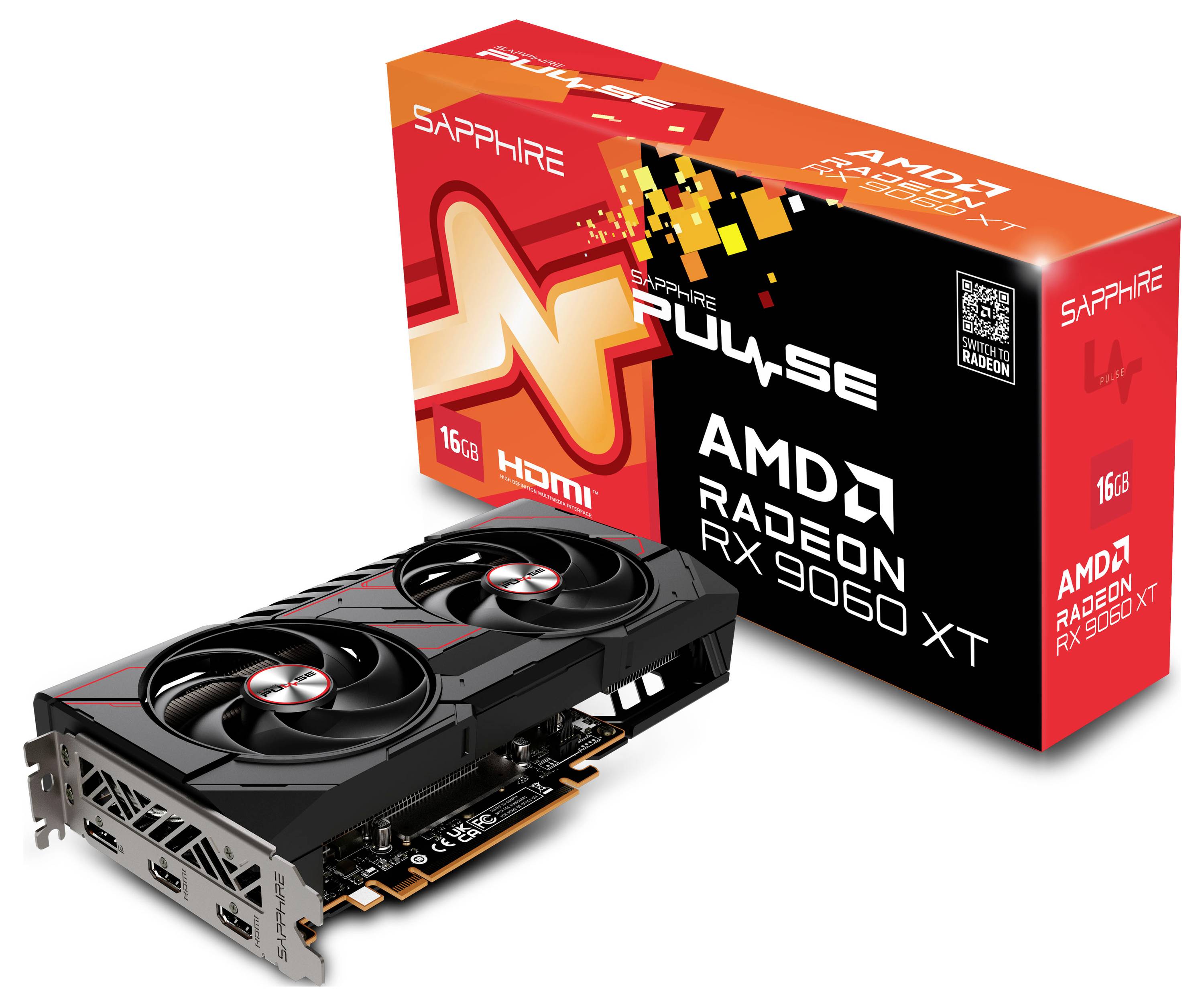 Sapphire Grafikkarte Radeon RX 9060 XT 16GB