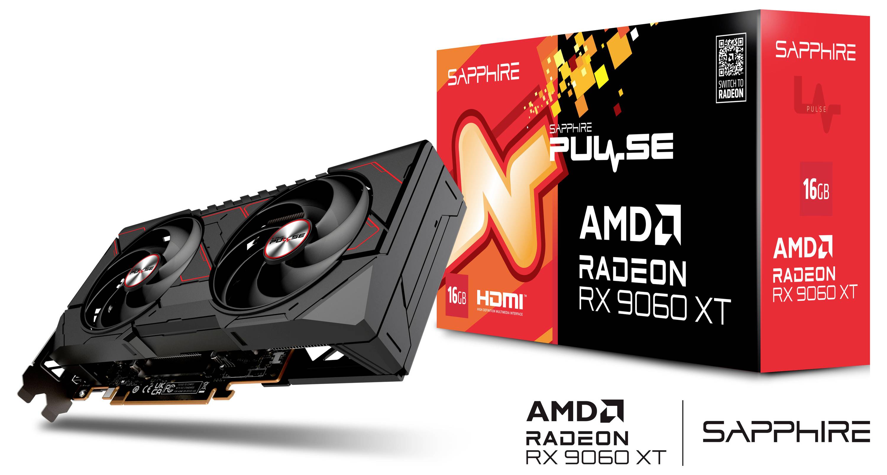 Sapphire Grafikkarte Radeon RX 9060 XT 16GB