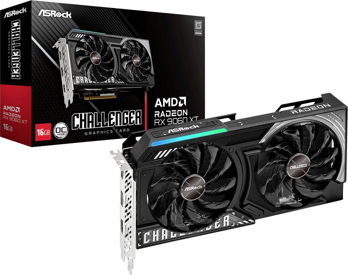 ASRock Grafikkarte RX 9060 Radeon RX 9060 XT 16 GB