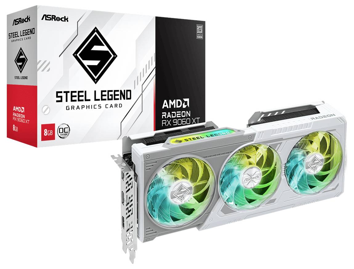 ASRock Steel Legend OC - Grafikkarte - Radeon RX 9060 XT
