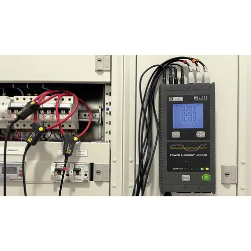 Chauvin Arnoux PEL 113 Netz-Analysegerät 3phasig inkl. Stromzangen, mit Loggerfunktion, Energiemessungen, Lastanalysen Chauvin Arnoux PEL 113 Netz-Analysegerät 3phasig inkl. Stromzangen, mit Loggerfunktion, Energiemessungen, Lastanalysen