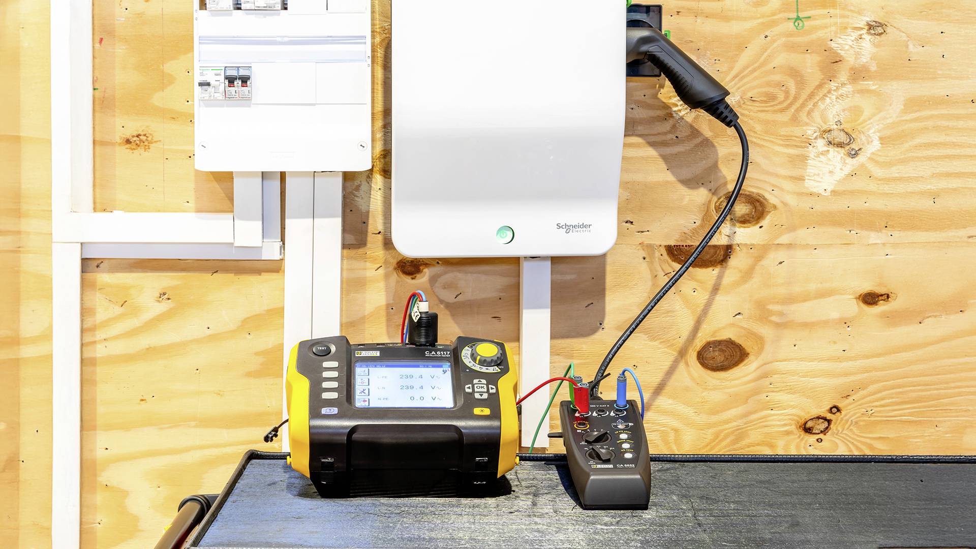 Chauvin Arnoux EVSE-SET CA 6652 + CA 6117 + DataView + CA 762 IP2X Installationstester-Set, VDE-Prüfgeräte-Set VDE-Norm 0100, 0105