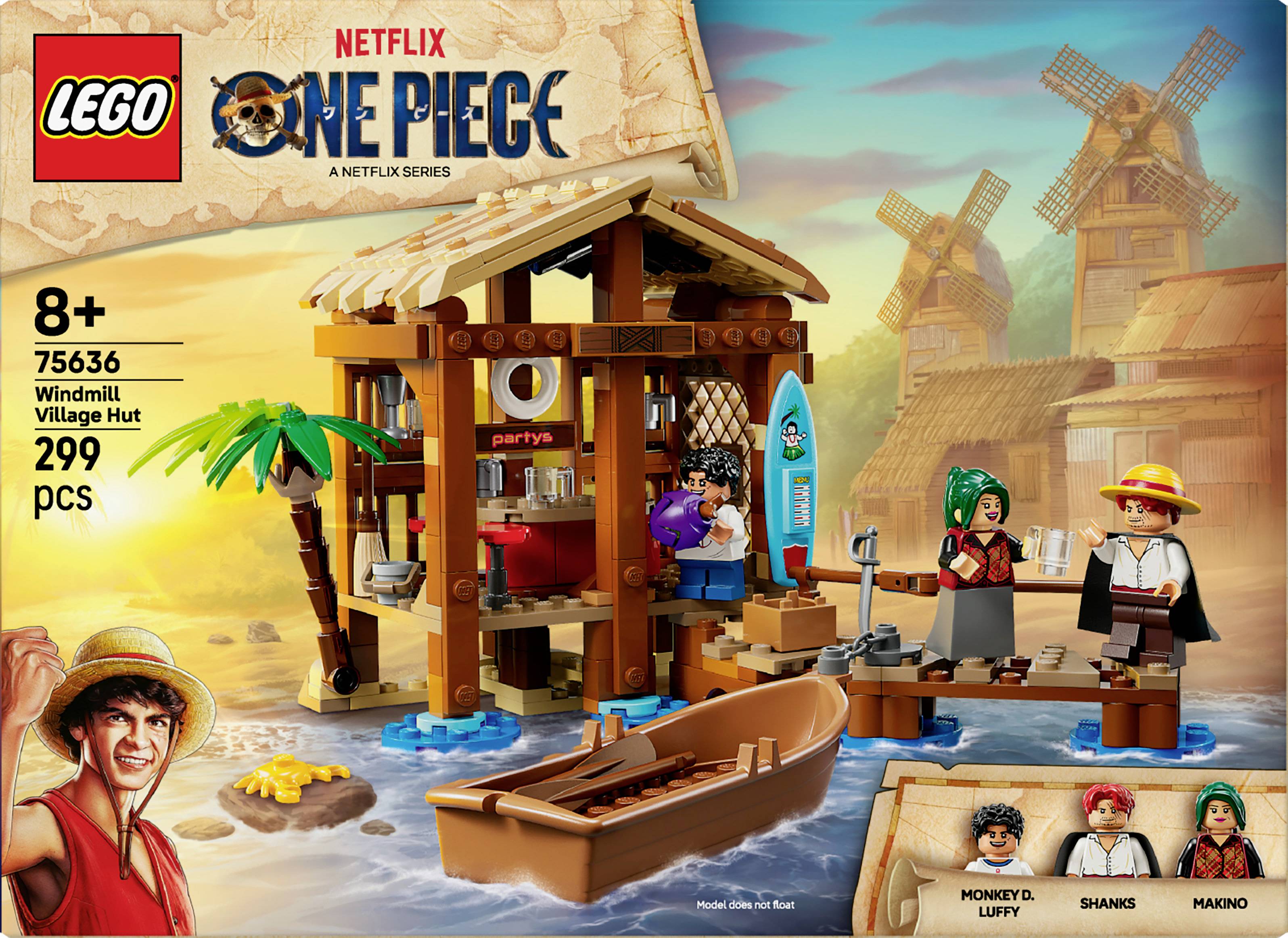 75636 LEGO® ONE PIECEHütte im Windmühlendorf