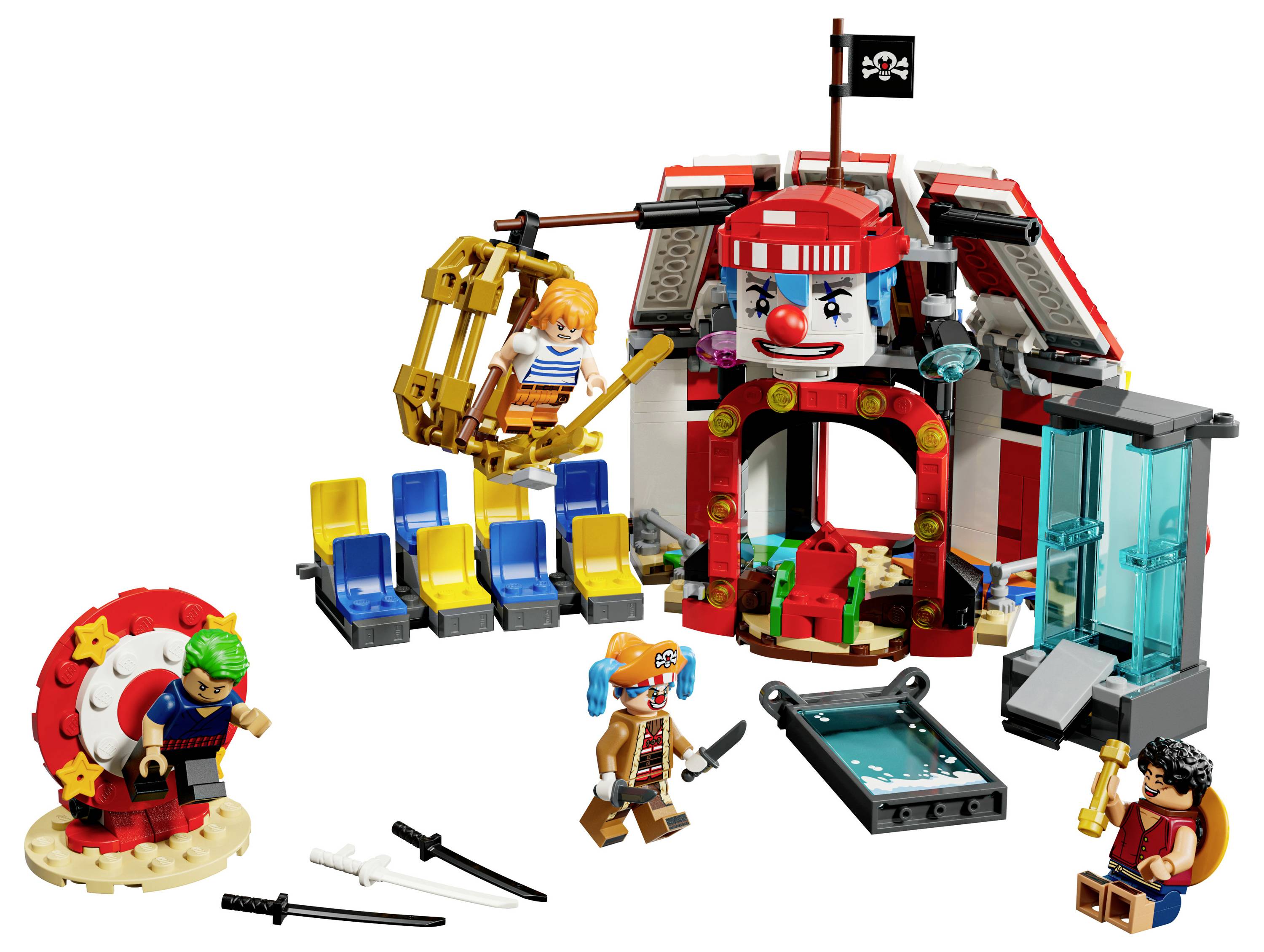LEGO ONE PIECE 75637 Zirkuszelt von Buggy dem Clown, Spiel ab 8 Jahren