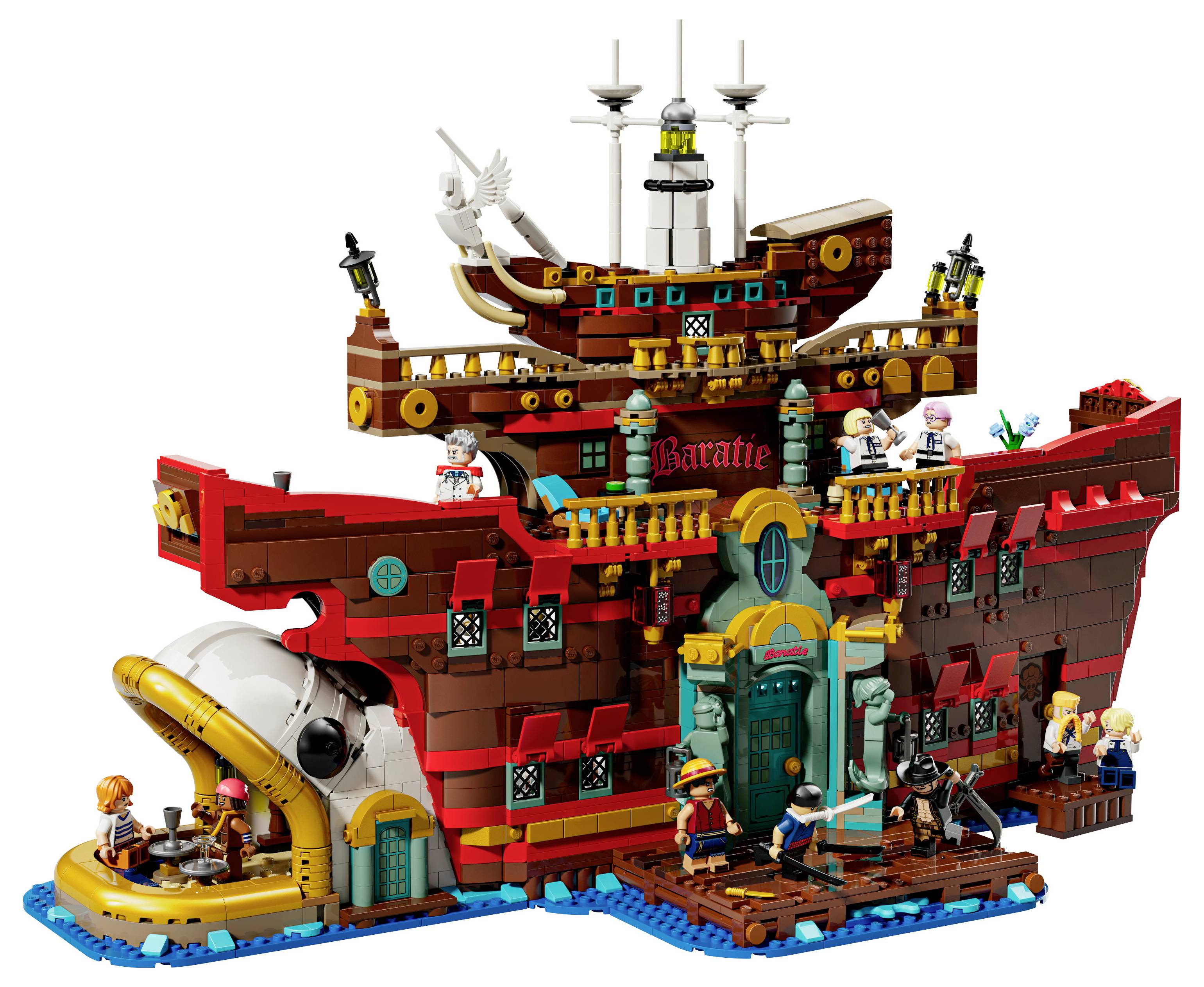 LEGO ONE PIECE 75640 Baratié, das Schwimmende Restaurant, Spielzeug