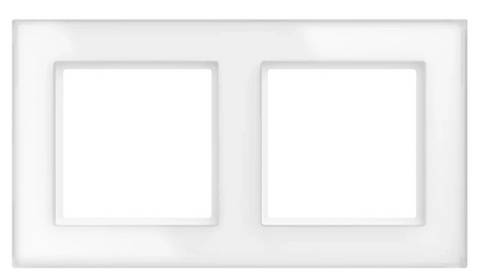 Homematic IP Funk Rahmen IP Glasrahmen – 2-fach