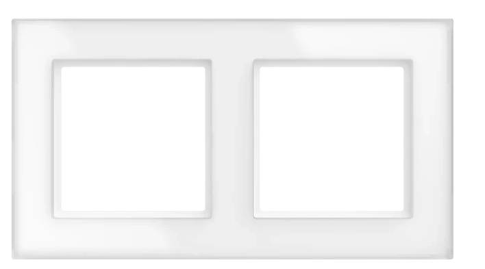 Homematic IP Funk Rahmen IP Glasrahmen – 2-fach