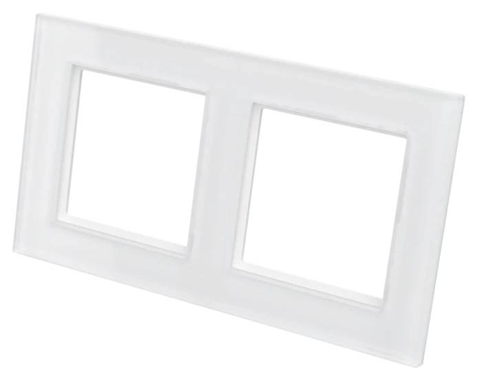 Homematic IP Funk Rahmen IP Glasrahmen – 2-fach