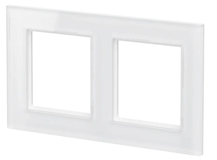 Homematic IP Funk Rahmen IP Glasrahmen – 2-fach