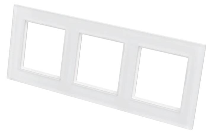 Homematic IP Rahmen IP Glasrahmen – 3-fach