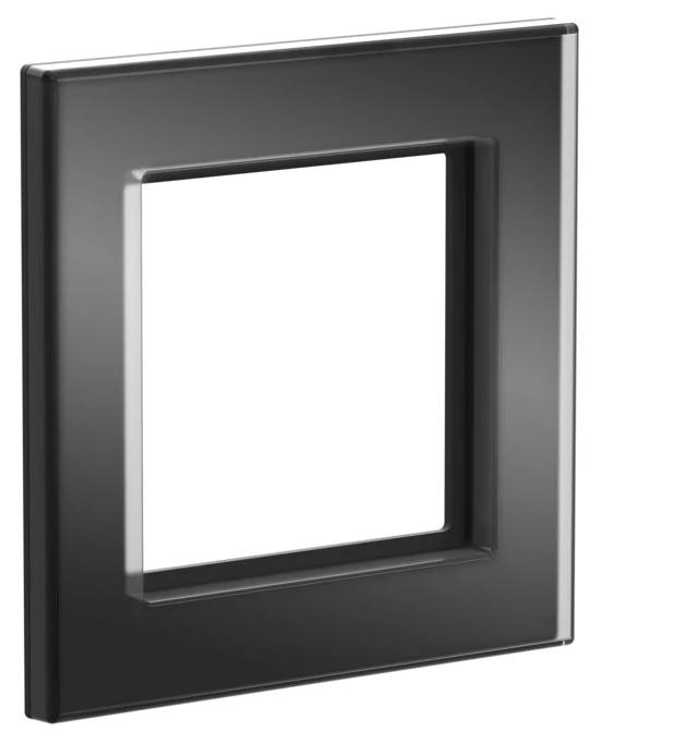 Homematic IP Rahmen IP Glasrahmen – 1-fach, schwarz
