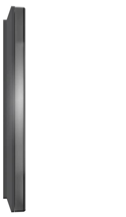 Homematic IP Rahmen IP Glasrahmen – 1-fach, schwarz