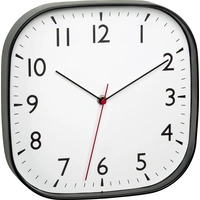 TFA Dostmann 60.3076.01 Quarz Wanduhr 279mm x 49mm x 279mm Schwarz Leisegang-Uhrwerk TFA Dostmann 60.3076.01 Quarz Wanduhr 279mm x 49mm x 279mm Schwarz Leisegang-Uhrwerk