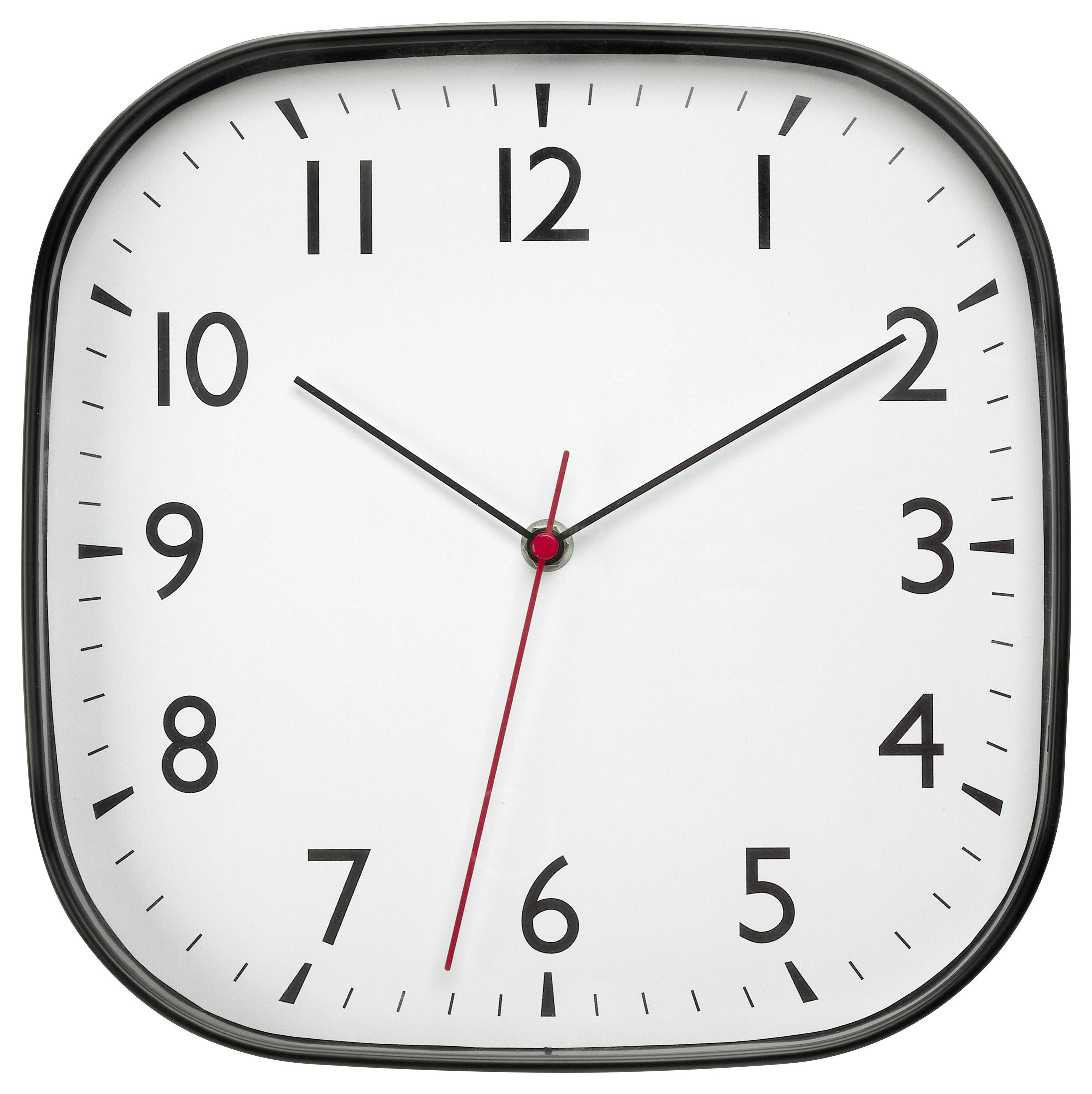 TFA Dostmann 60.3076.01 Quarz Wanduhr 279mm x 49mm x 279mm Schwarz Leisegang-Uhrwerk