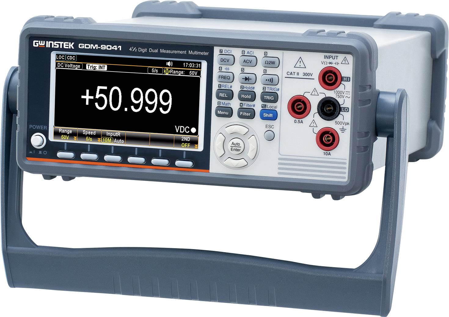 GW Instek GDM-9041 Hochpräzisions-Messgerät digital Grafik-Display CAT II 300V Anzeige (Counts): 50.000