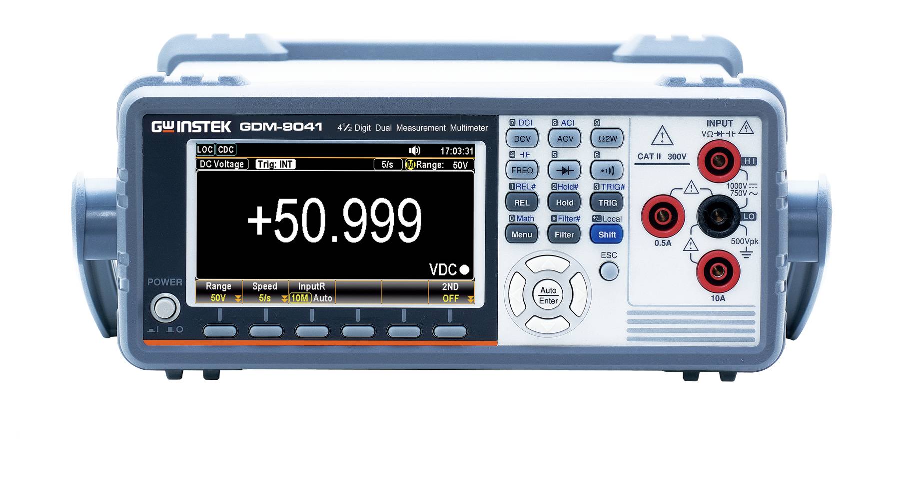 GW Instek GDM-9041 Hochpräzisions-Messgerät digital Grafik-Display CAT II 300V Anzeige (Counts): 50.000