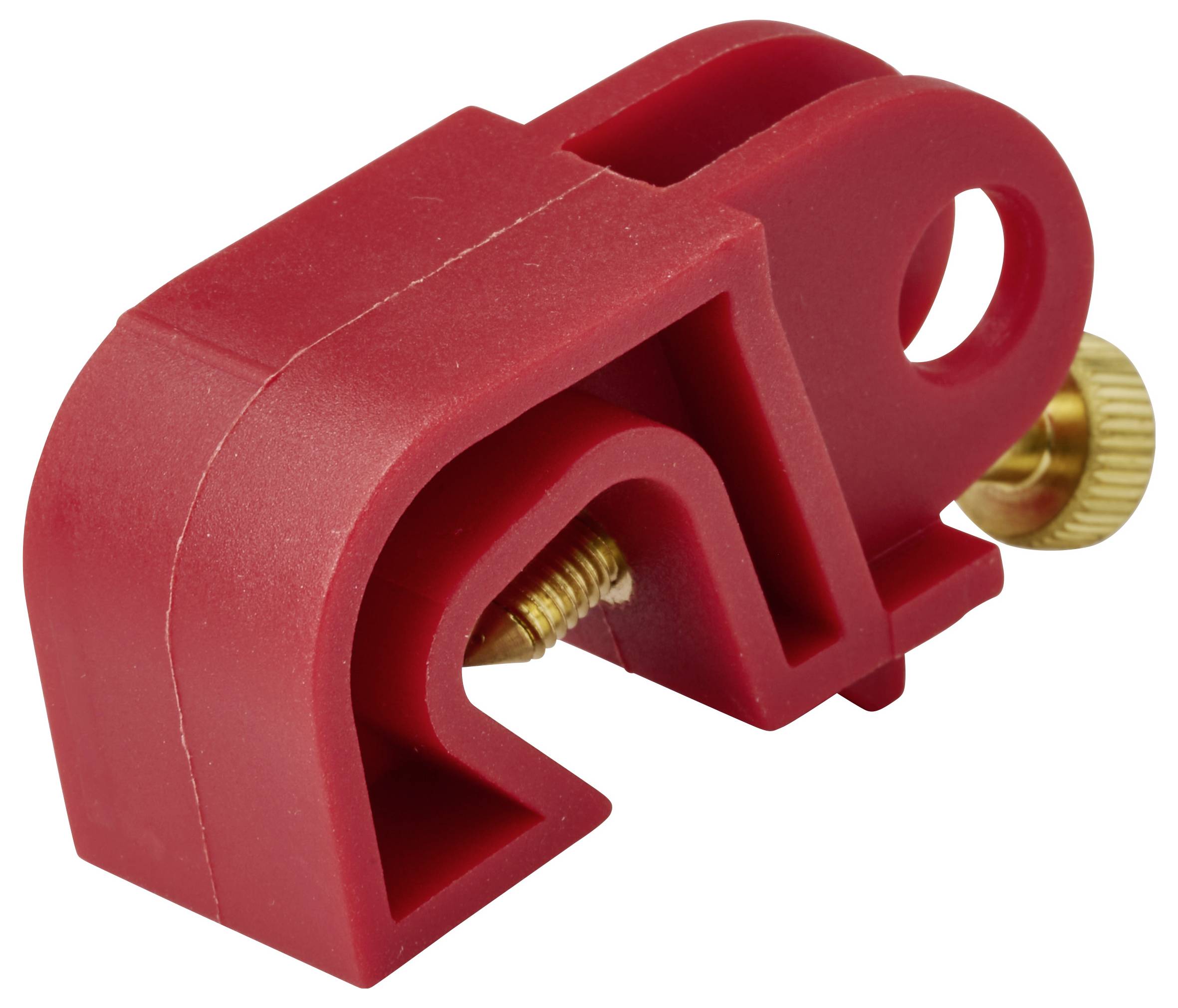 Sygonix SY-6872534 Verriegelung 31.9mm Rot Verriegelung Leistungsschalter S16 bis 9mm