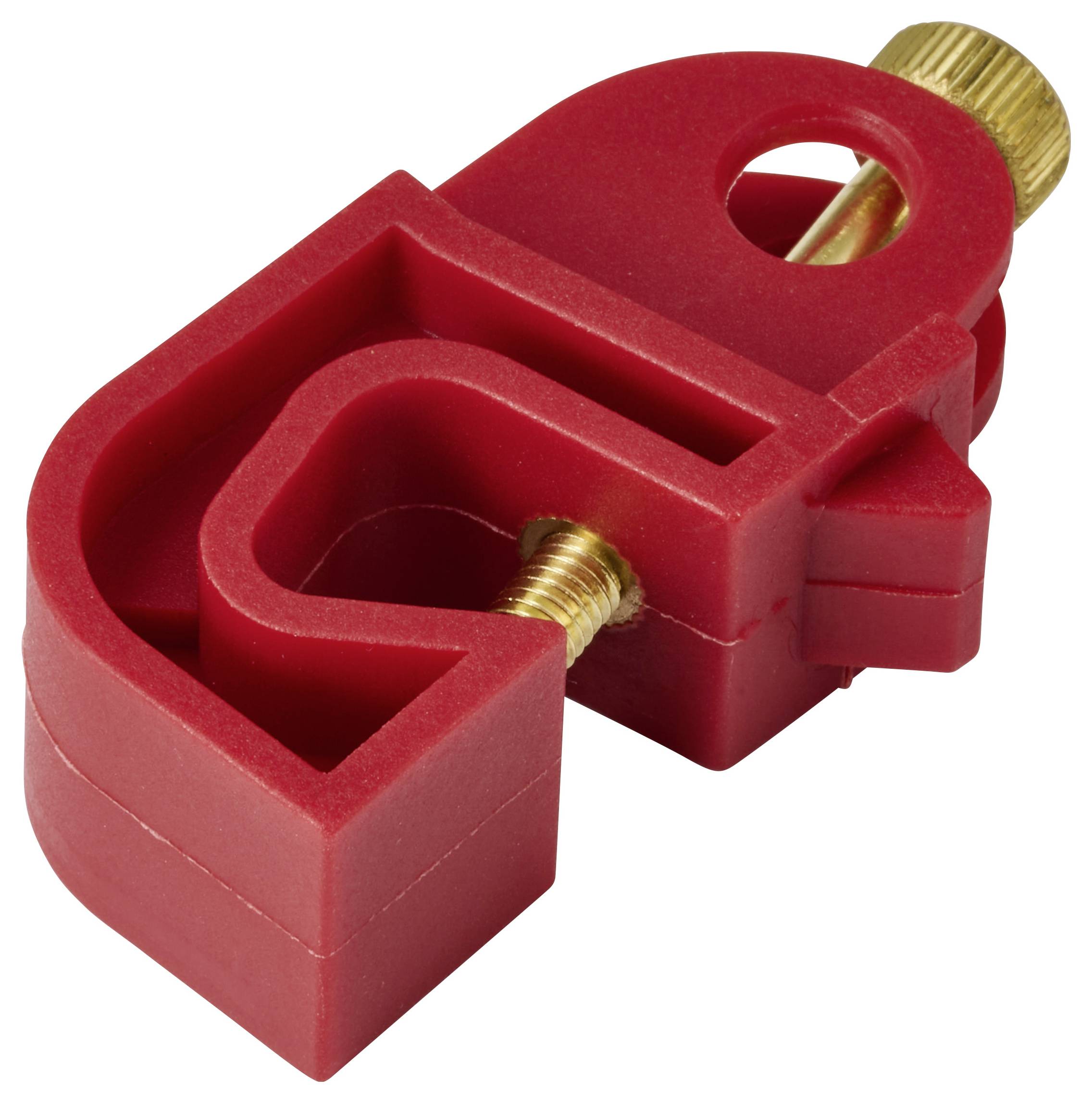 Sygonix SY-6872534 Verriegelung 31.9mm Rot Verriegelung Leistungsschalter S16 bis 9mm