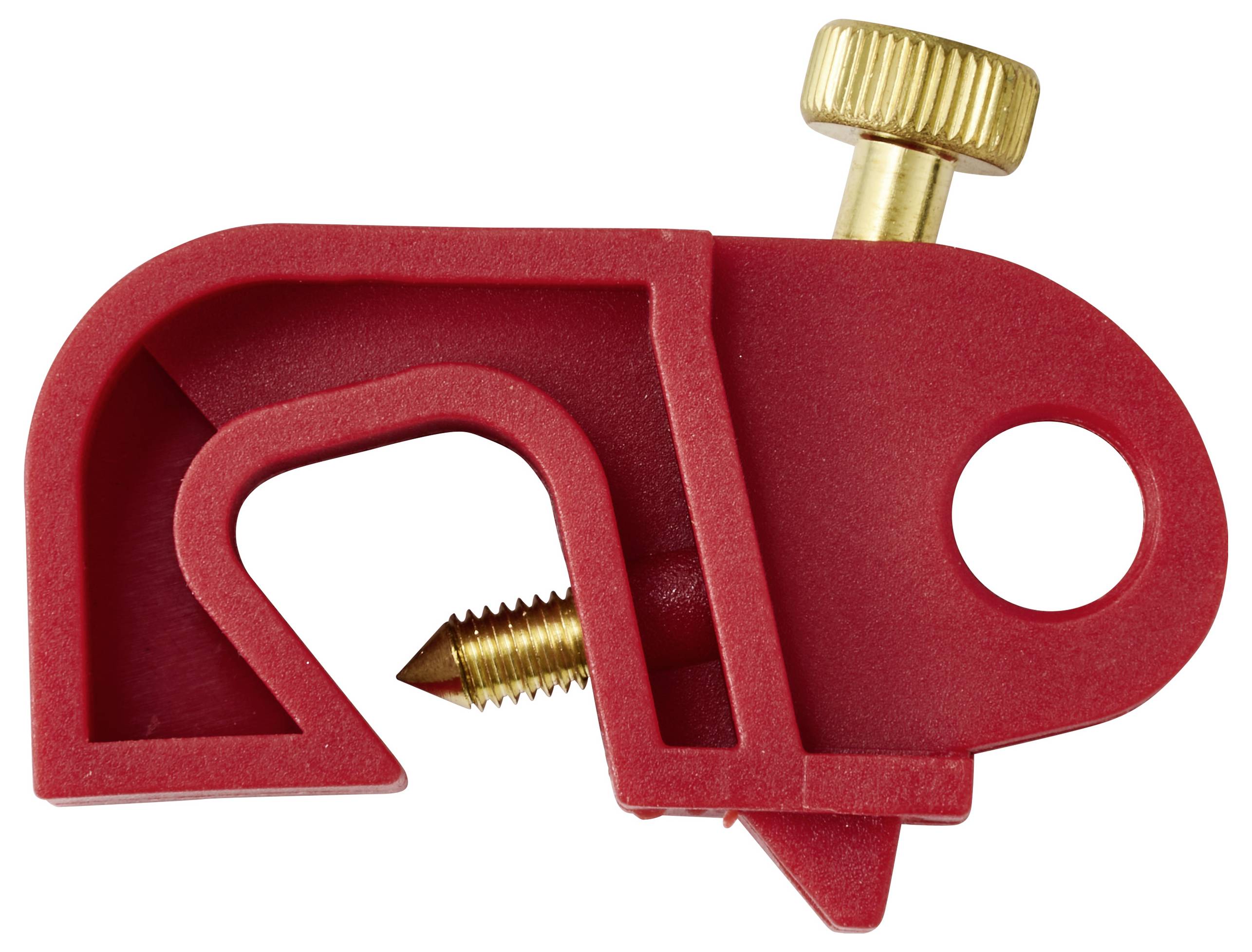 Sygonix SY-6872534 Verriegelung 31.9mm Rot Verriegelung Leistungsschalter S16 bis 9mm