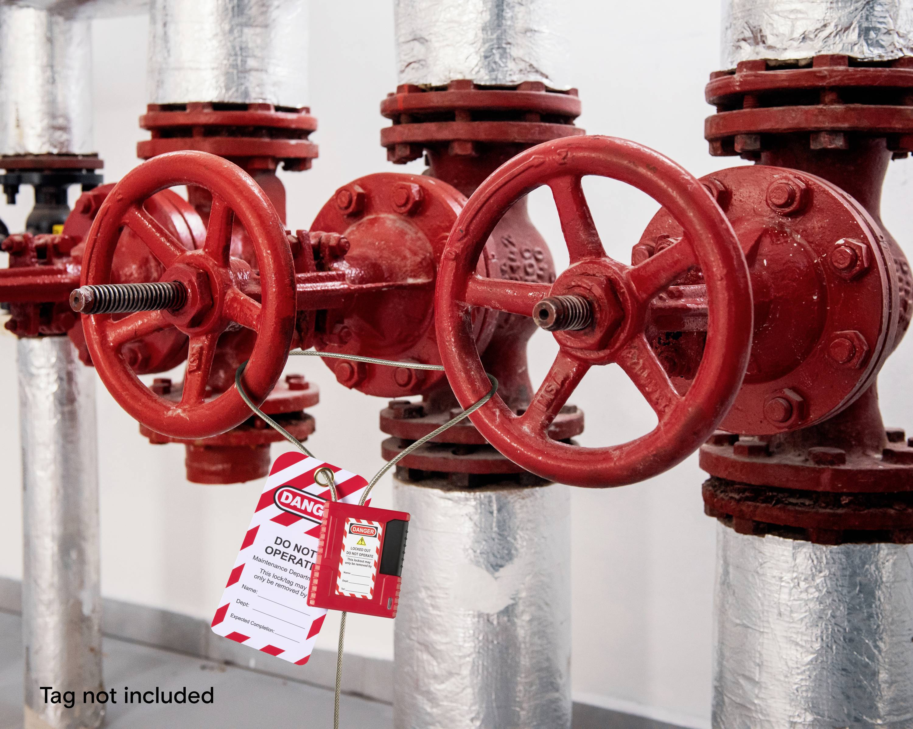 Sygonix SY-6872544 Kabelschloss 61.8mm Rot