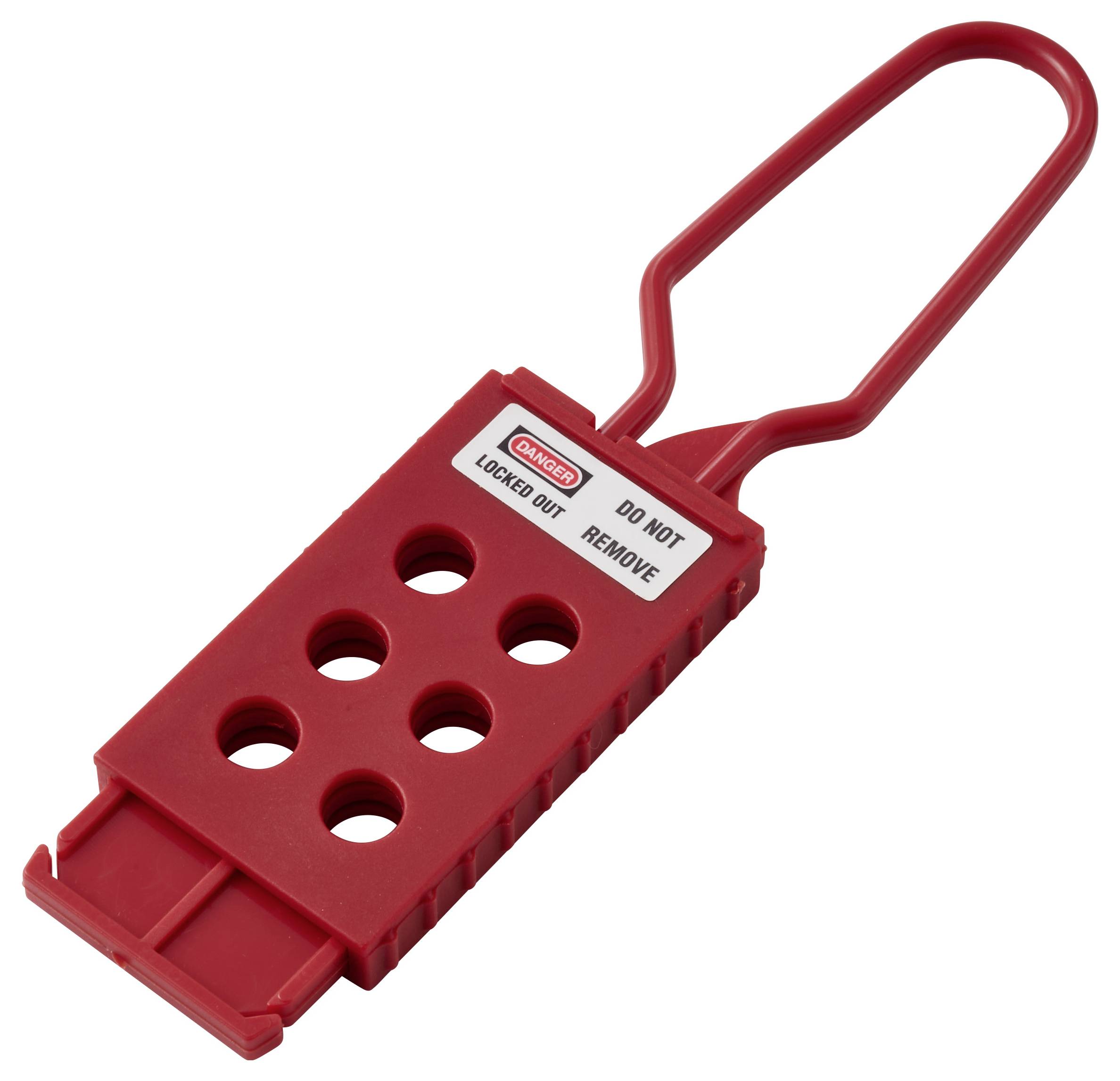 Sygonix SY-6872554 Sicherungshaspe 43mm Rot