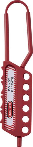 Sygonix SY-6872556 Sicherungshaspe 6-fach 193x42mm Kunststoff Polyamid Rot 1 St.