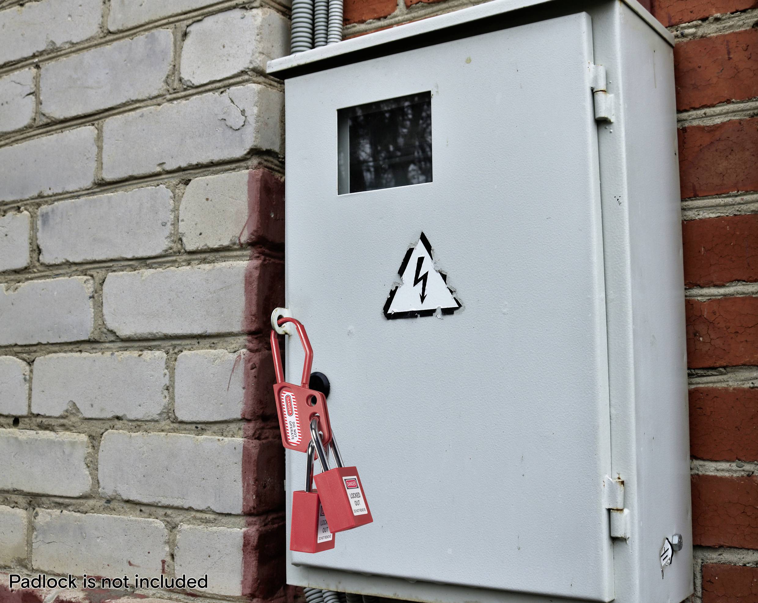 Sygonix SY-6872558 Sicherungshaspe 40mm Rot