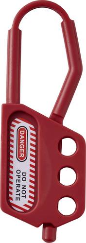 Sygonix SY-6872558 Sicherungshaspe 3-fach 115x40mm Kunststoff Polyamid Rot 1 St.