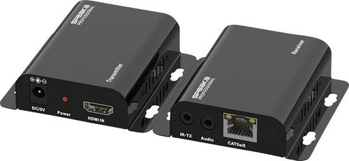 SpeaKa Professional SP-HDMIS-210 HDMI® HDMI Extender über Heimnetzwerk (IP-basiert) 200 m