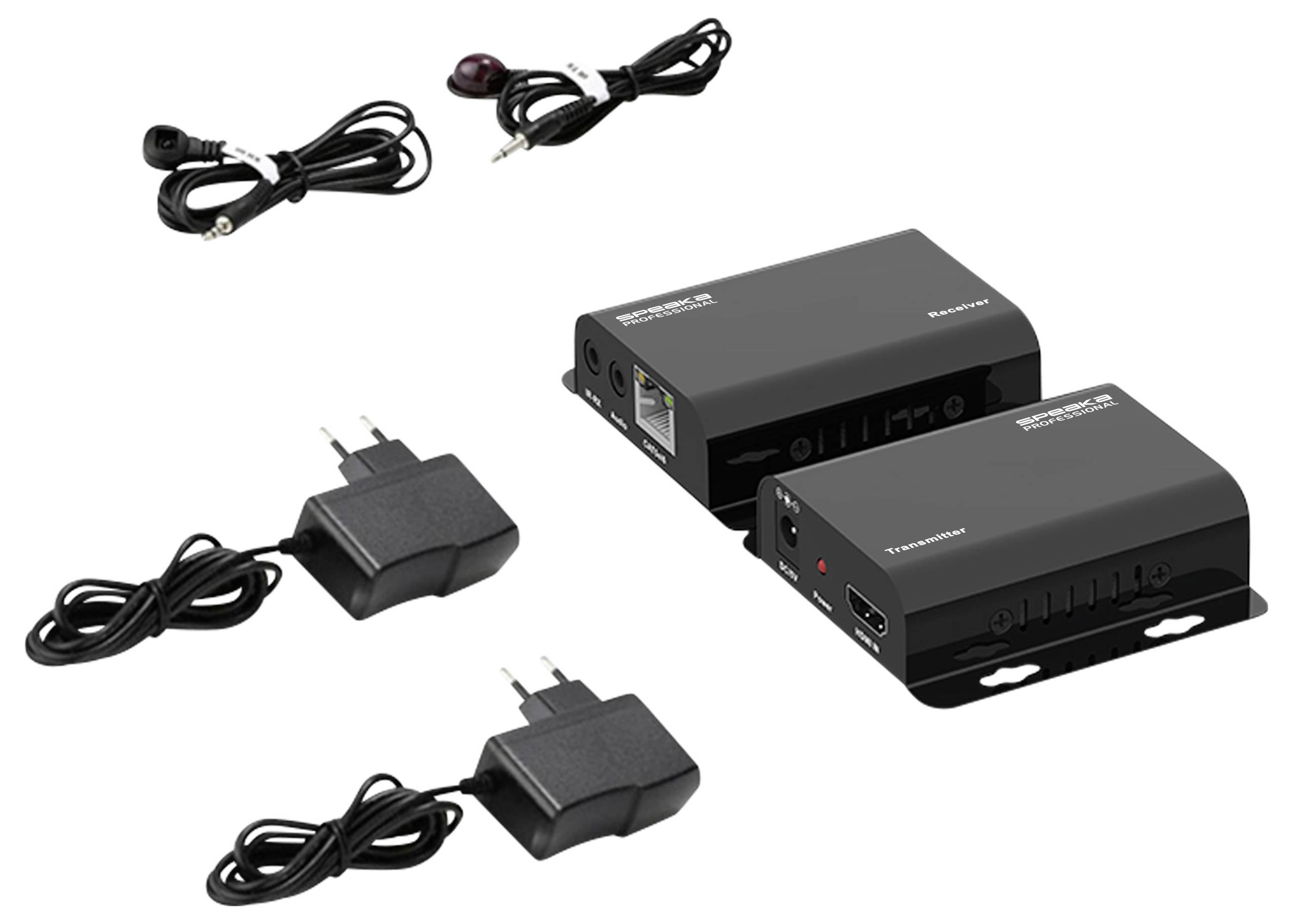 SpeaKa Professional SP-HDMIS-210 HDMI® HDMI Extender über Heimnetzwerk (IP-basiert) 200m