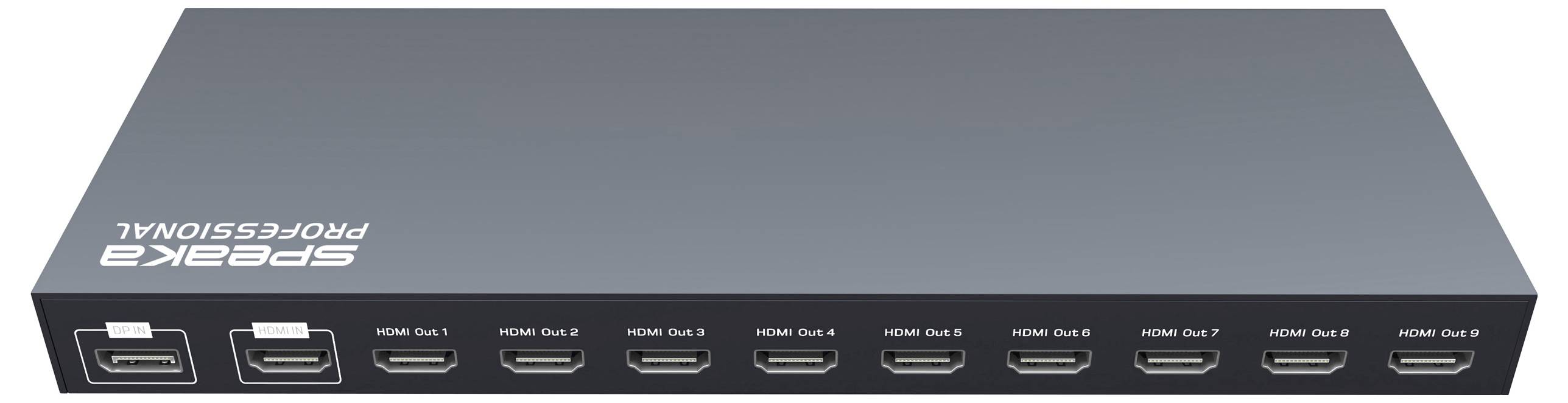 SpeaKa Professional SP-WC-200 HDMI-Switch mit Fernbedienung, Ultra HD-fähig 1980 x 1080 Pixel