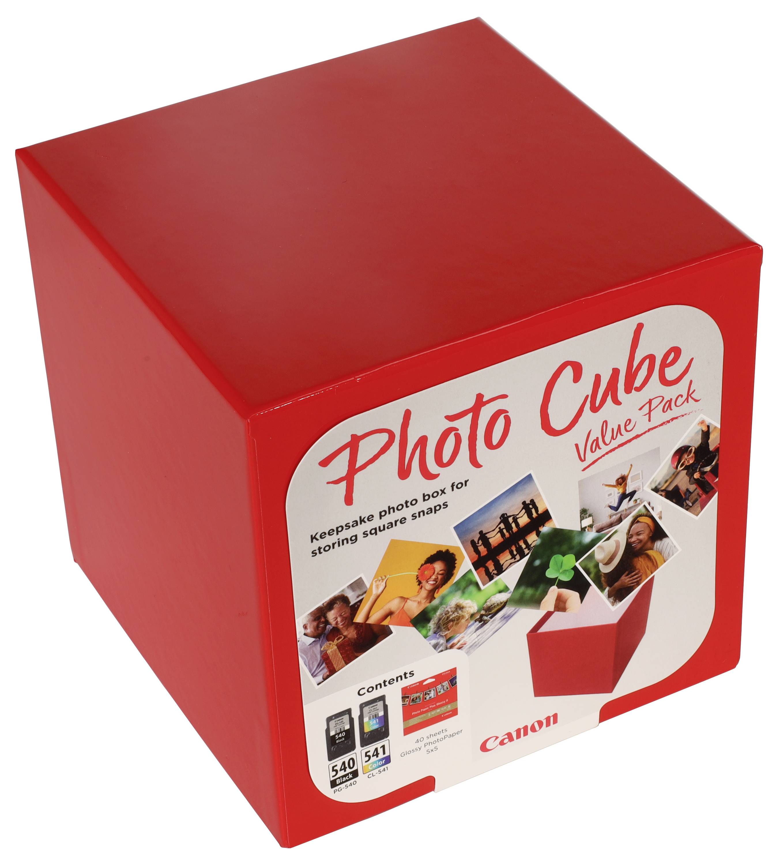 Canon Fotowürfel-Set PG-540/CL-541 Photo Cube Original Kombi-Pack Schwarz, Color 5225B012