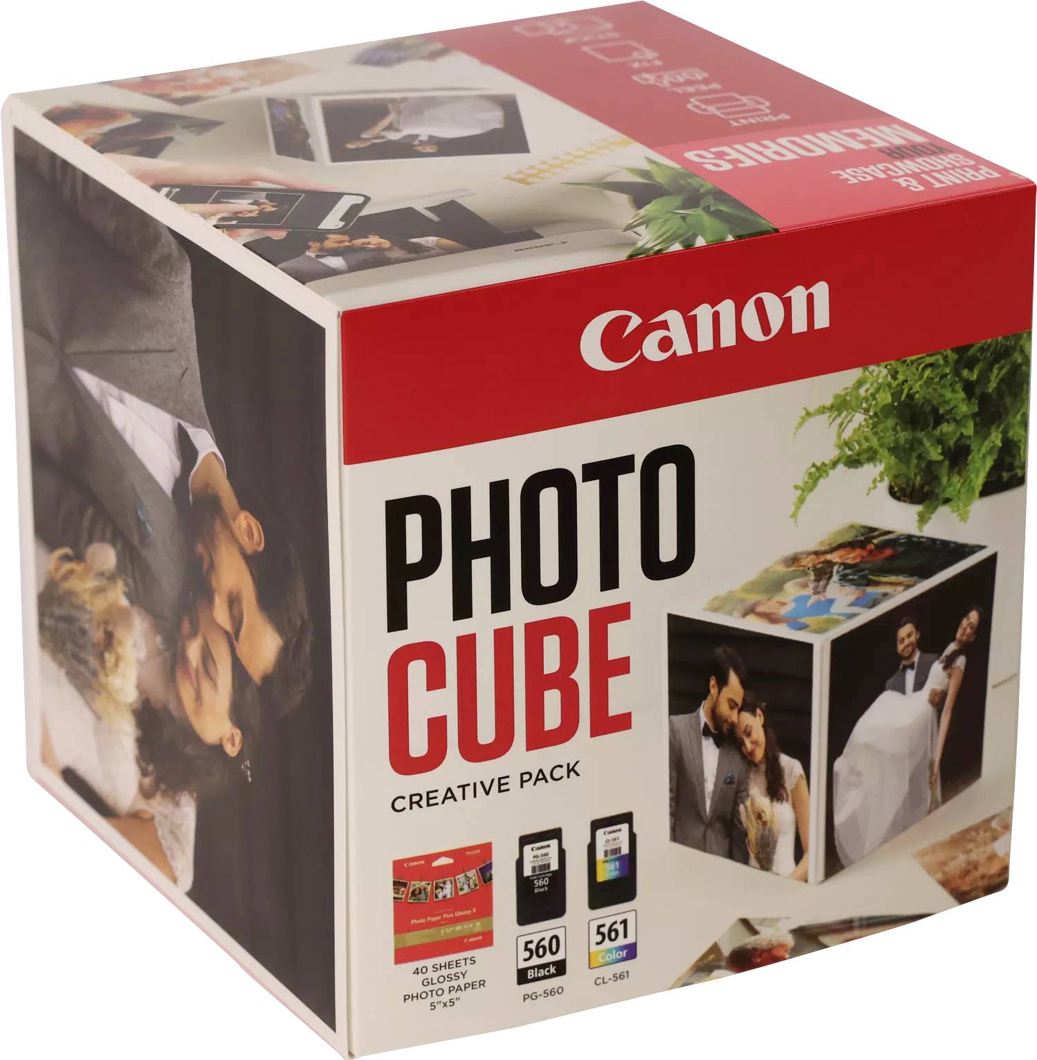 Canon Fotowürfel-Set Photo Cube Creative Pack Original Kombi-Pack Schwarz, Color 3713C011