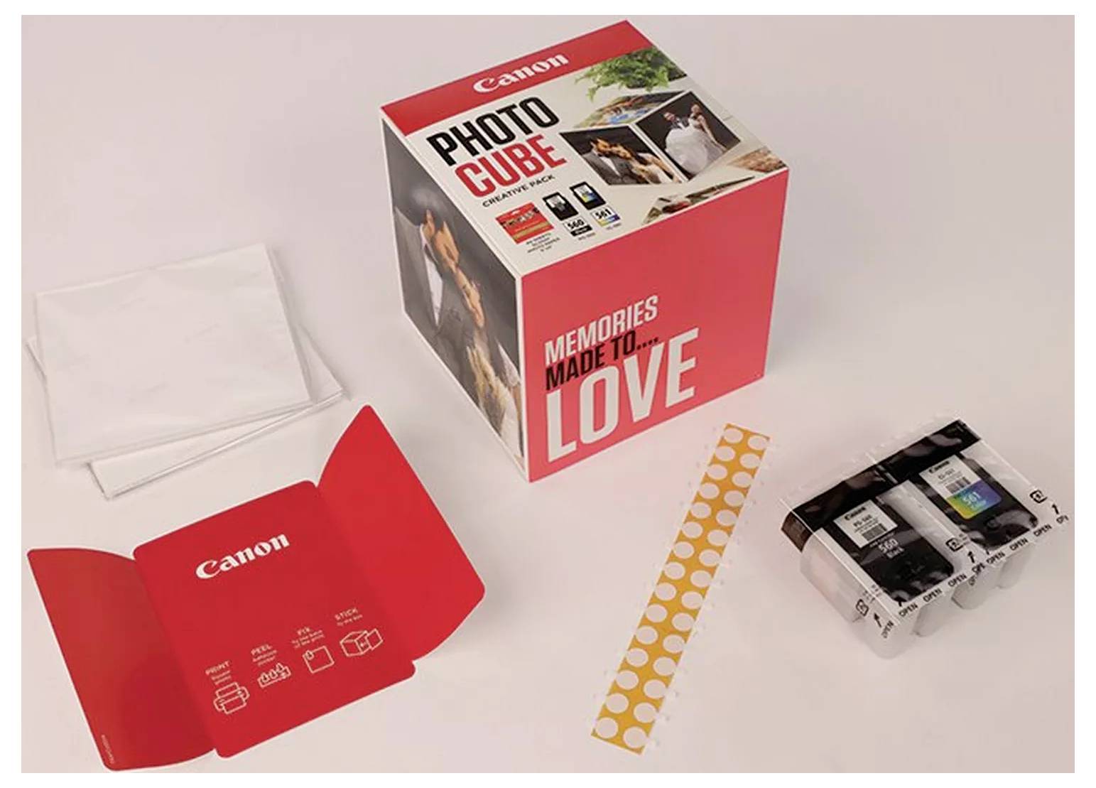 Canon Fotowürfel-Set Photo Cube Creative Pack Original Kombi-Pack Schwarz, Color 3713C011