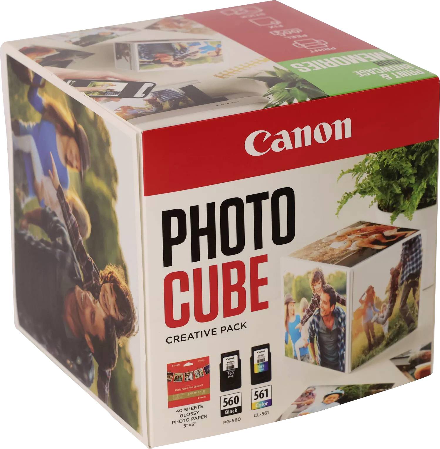 Canon Fotowürfel-Set Photo Cube Creative Pack Original Kombi-Pack Schwarz, Color 3713C014
