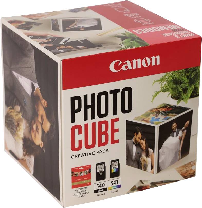 Canon Fotowürfel-Set Photo Cube Creative Pack Original Kombi-Pack Schwarz, Color 5225B016