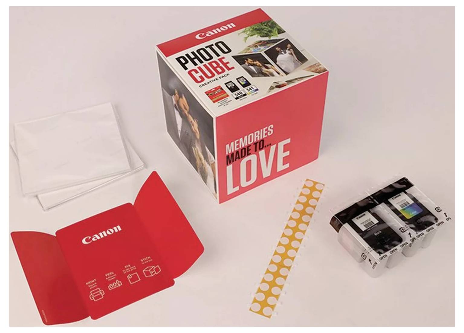 Canon Fotowürfel-Set Photo Cube Creative Pack Original Kombi-Pack Schwarz, Color 5225B016