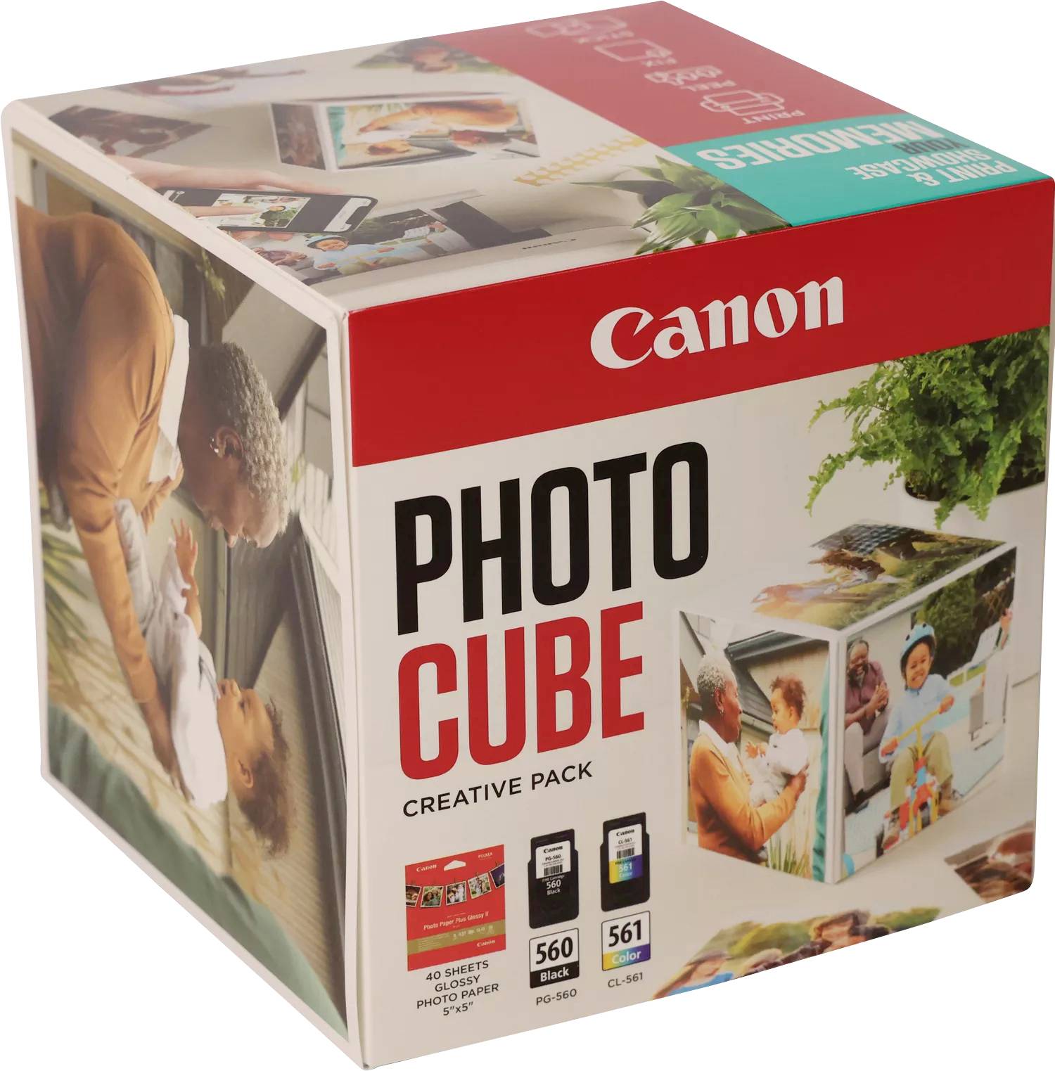 Canon Fotowürfel-Set Photo Cube Creative Pack Original Kombi-Pack Schwarz, Color 3713C012