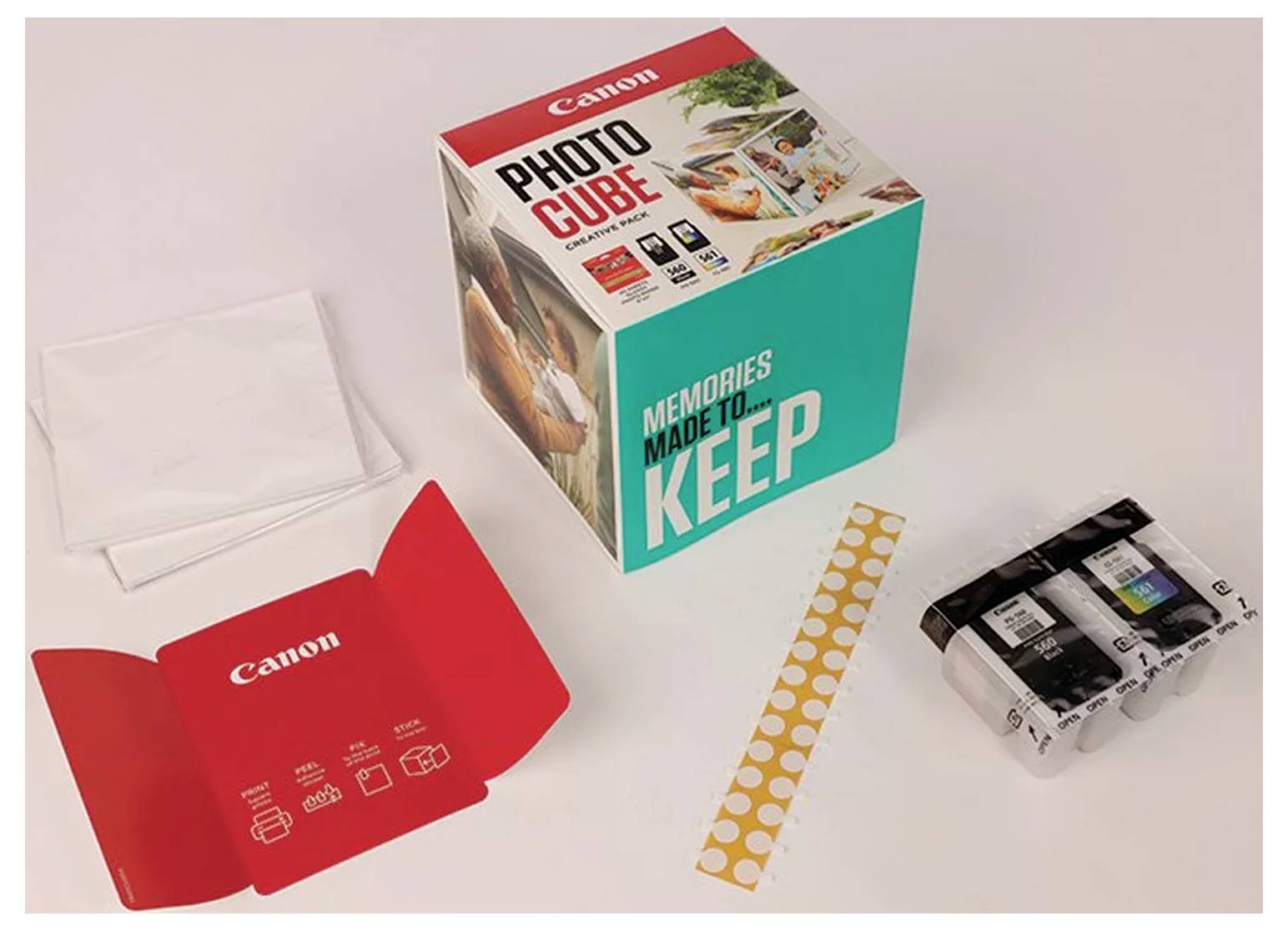 Canon Fotowürfel-Set Photo Cube Creative Pack Original Kombi-Pack Schwarz, Color 3713C012