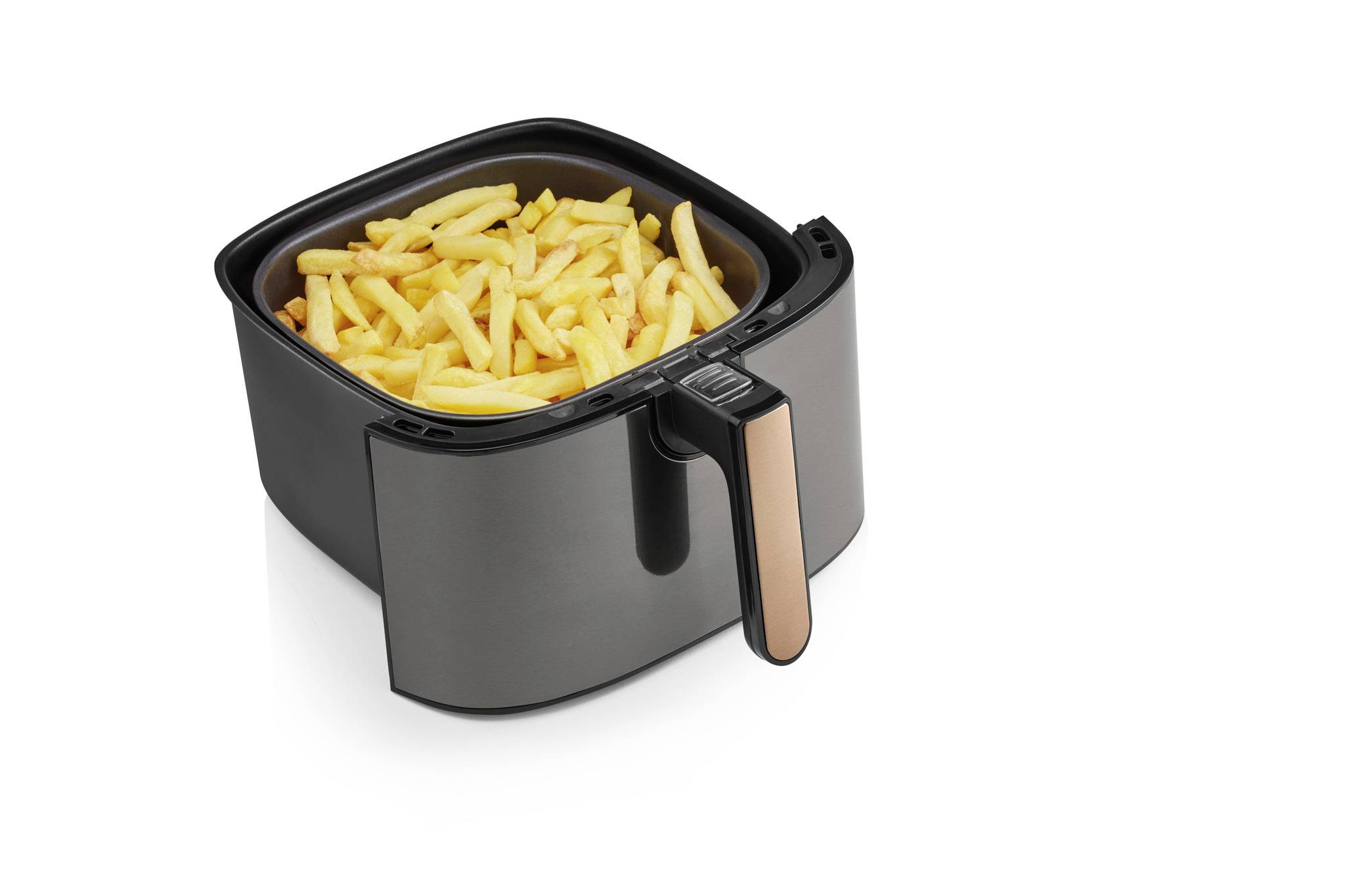 Arzum AIRTASTY XL Heißluft-Fritteuse 6l 1750W mit Display, Timerfunktion Schwarz, Bronze