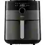 Arzum Heissluftfritteuse Fritteuse 6l 1750W Heißluft-Funktion, mit Display Schwarz-Silber Arzum Heissluftfritteuse Fritteuse 6l 1750W Heißluft-Funktion, mit Display Schwarz-Silber