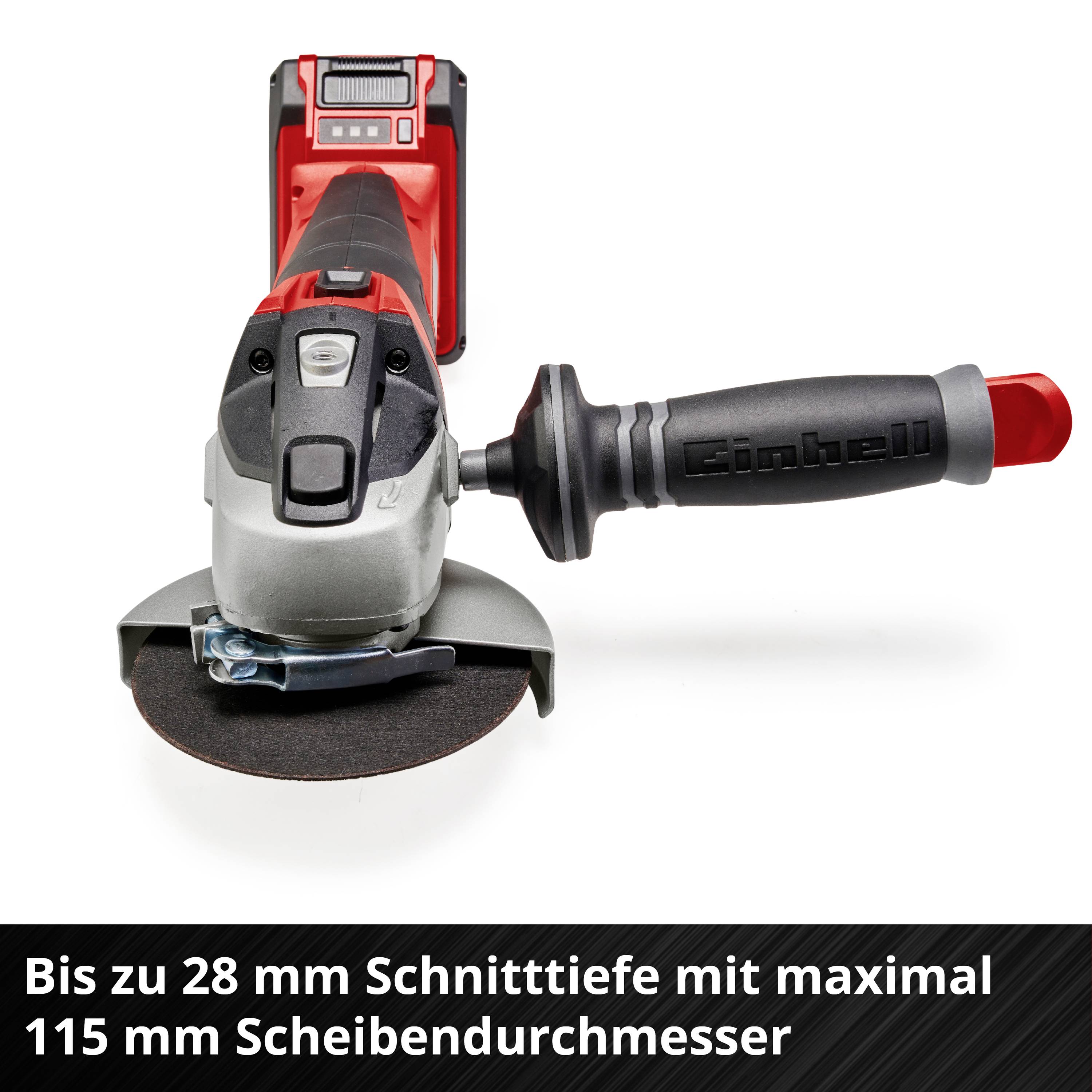 Einhell TE-AG 18/115 Li - Solo 4431123 Akku-Winkelschleifer 115 mm ohne Akku, ohne Ladegerät 18 V