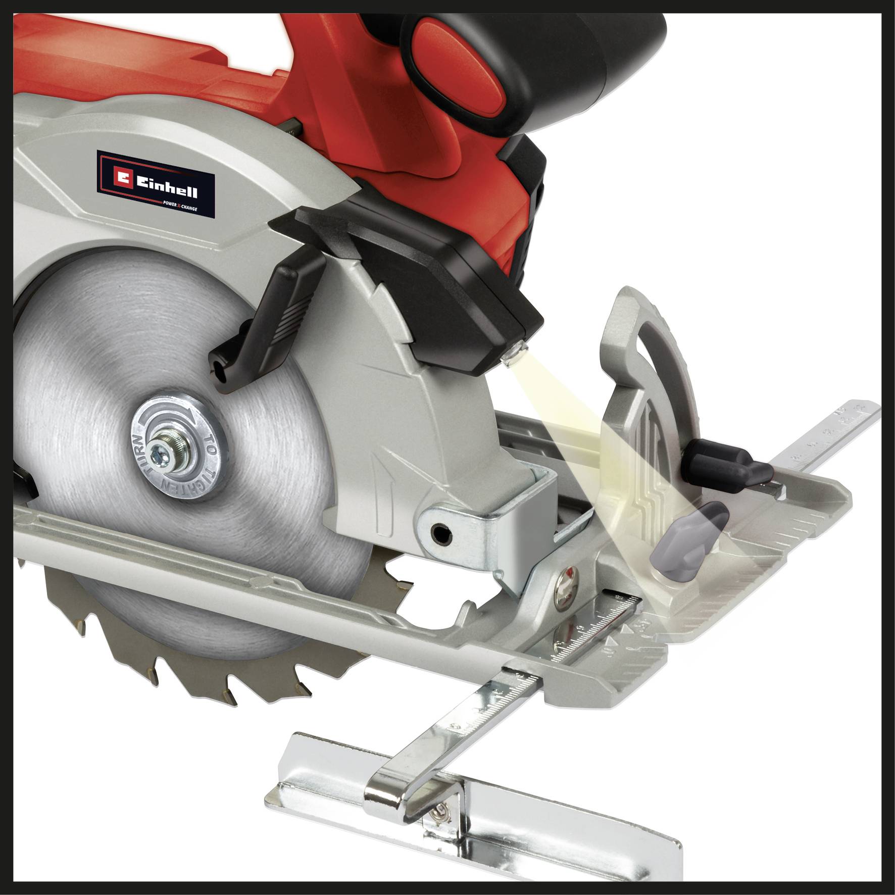 Einhell TC-HS 18 Li-Solo Akku-Handkreissäge Schnitttiefe max. (90°) 48mm 18V