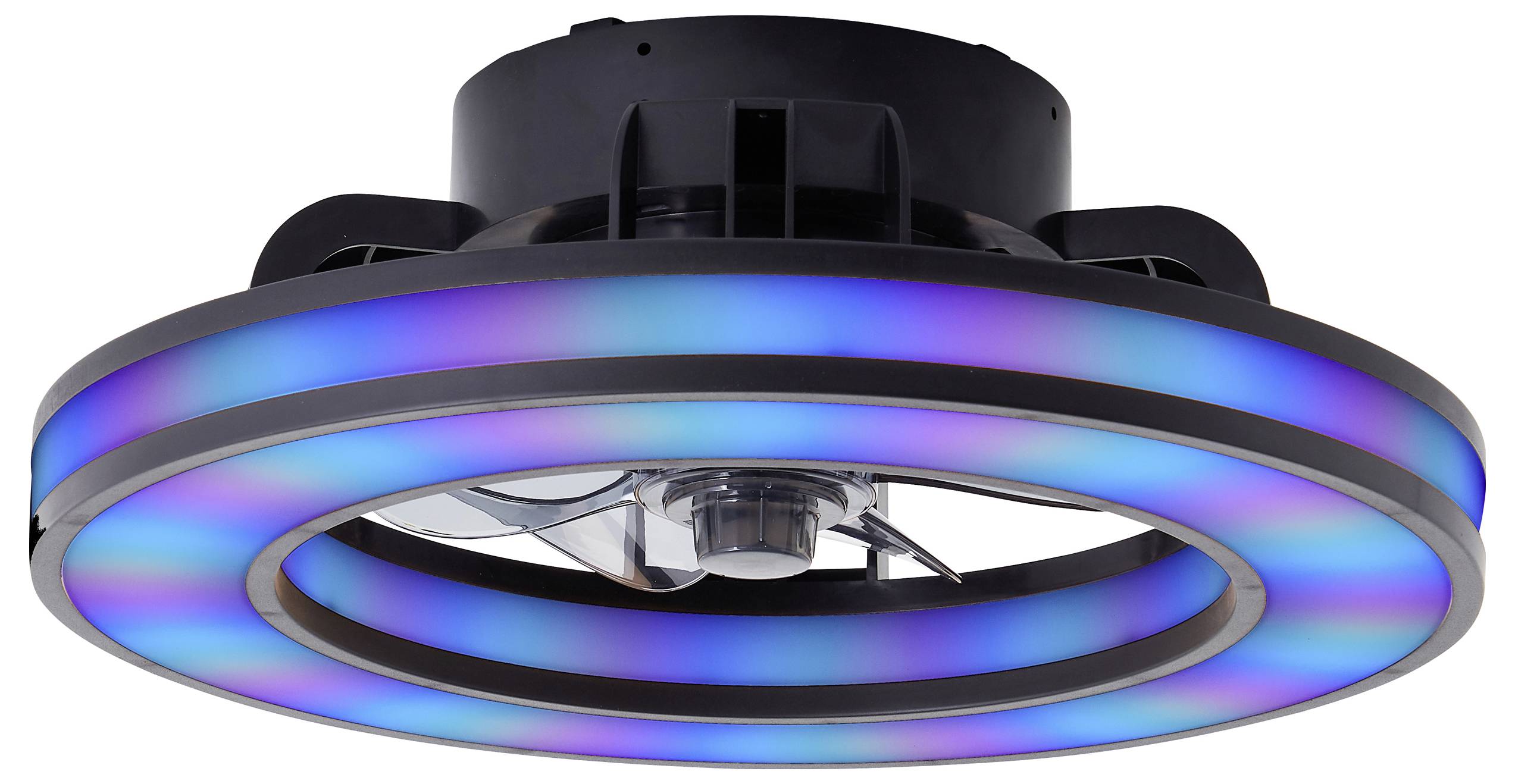 Brilliant Mondello Deckenventilator 26 W (Ø x H) 415 mm x 146 mm mit Fernbedienung, Dimmbar, mit Beleuchtung, Timer