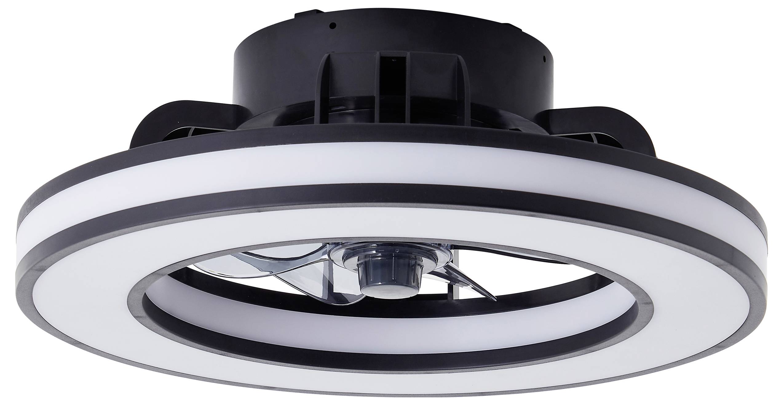 Brilliant Mondello Deckenventilator 26 W (Ø x H) 415 mm x 146 mm mit Fernbedienung, Dimmbar, mit Beleuchtung, Timer