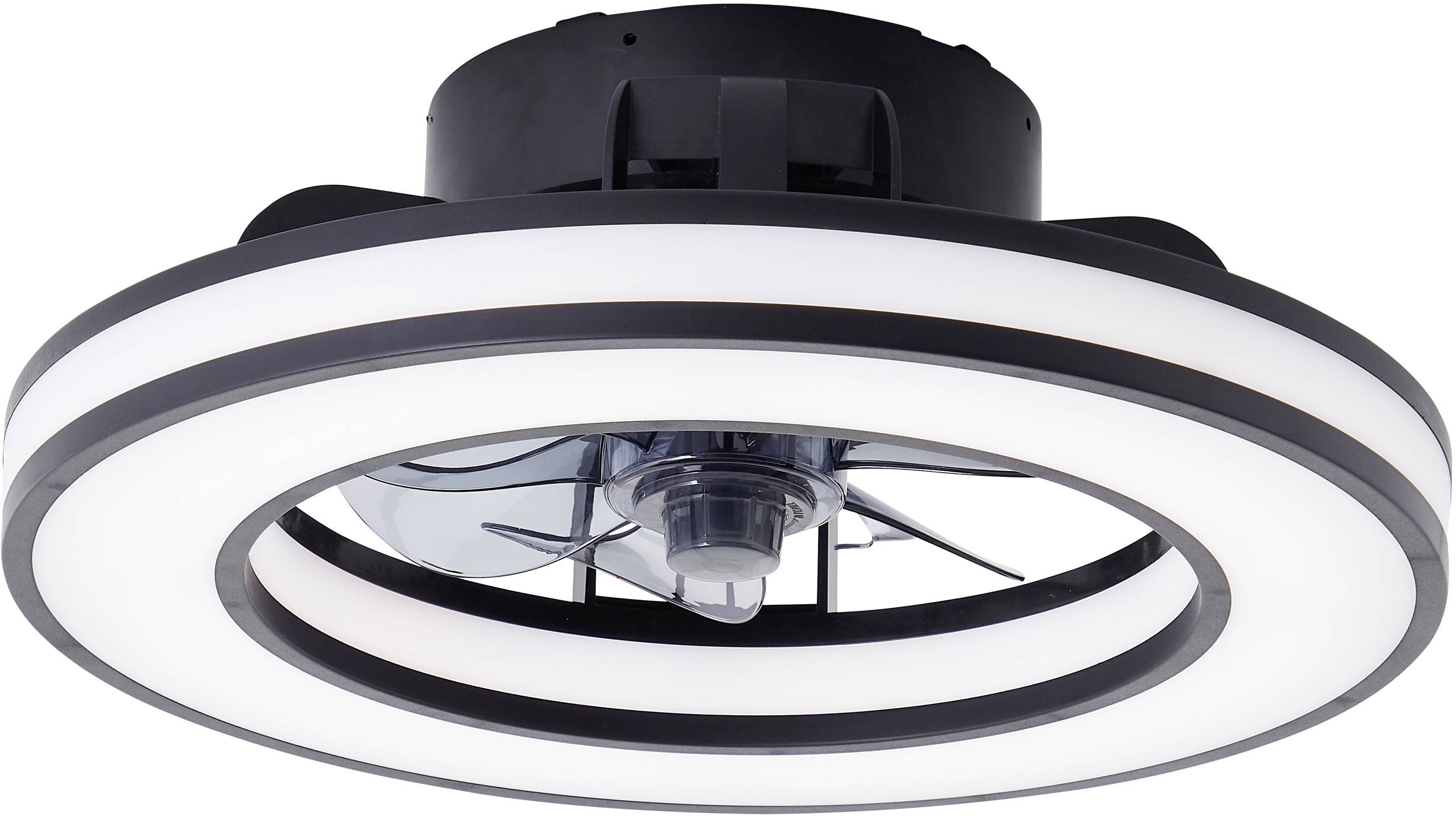 Brilliant Mondello Deckenventilator 26W (Ø x H) 415mm x 146mm mit Fernbedienung, Dimmbar, mit Beleuchtung, Timer