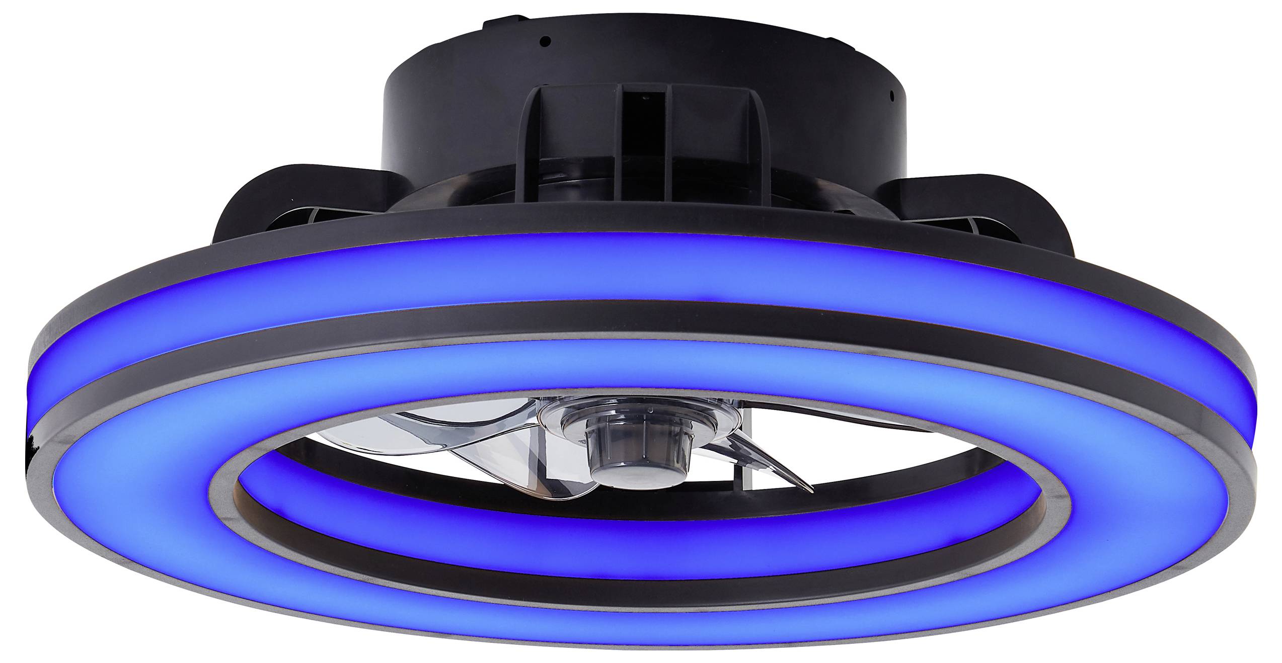 Brilliant Mondello Deckenventilator 26W (Ø x H) 415mm x 146mm mit Fernbedienung, Dimmbar, mit Beleuchtung, Timer