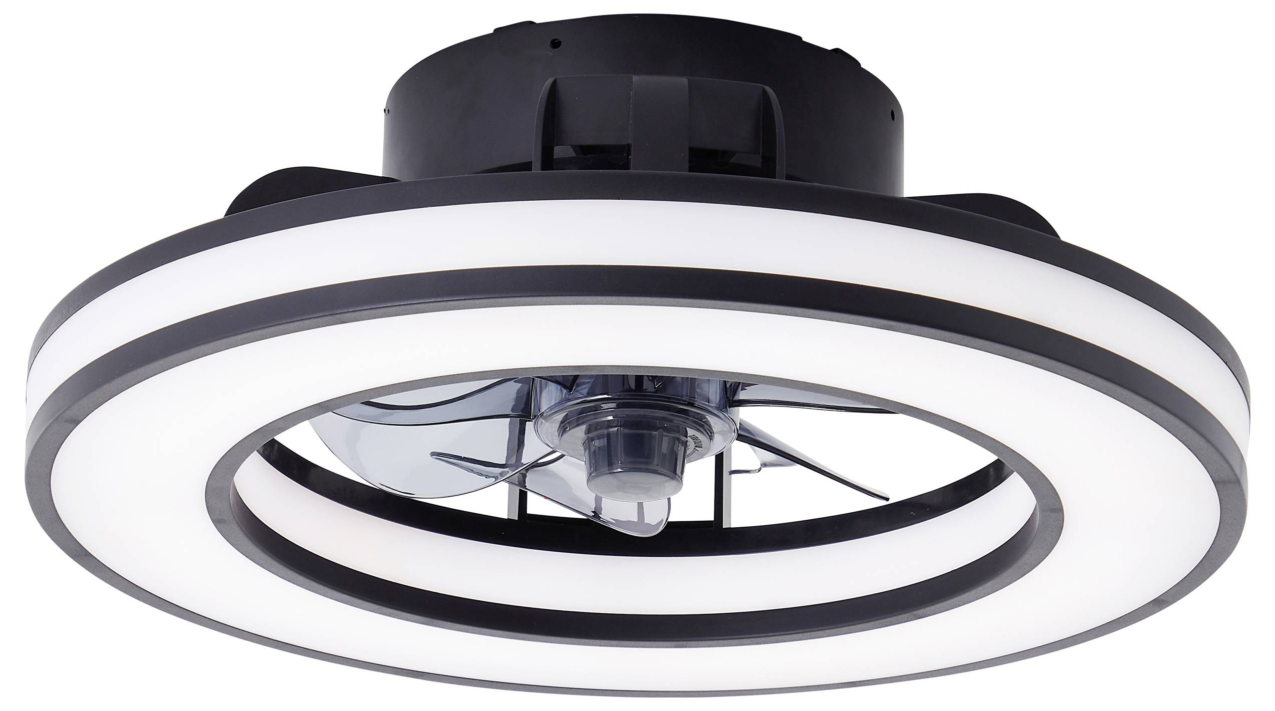 Brilliant Mondello Deckenventilator 26W (Ø x H) 415mm x 146mm mit Fernbedienung, Dimmbar, mit Beleuchtung, Timer