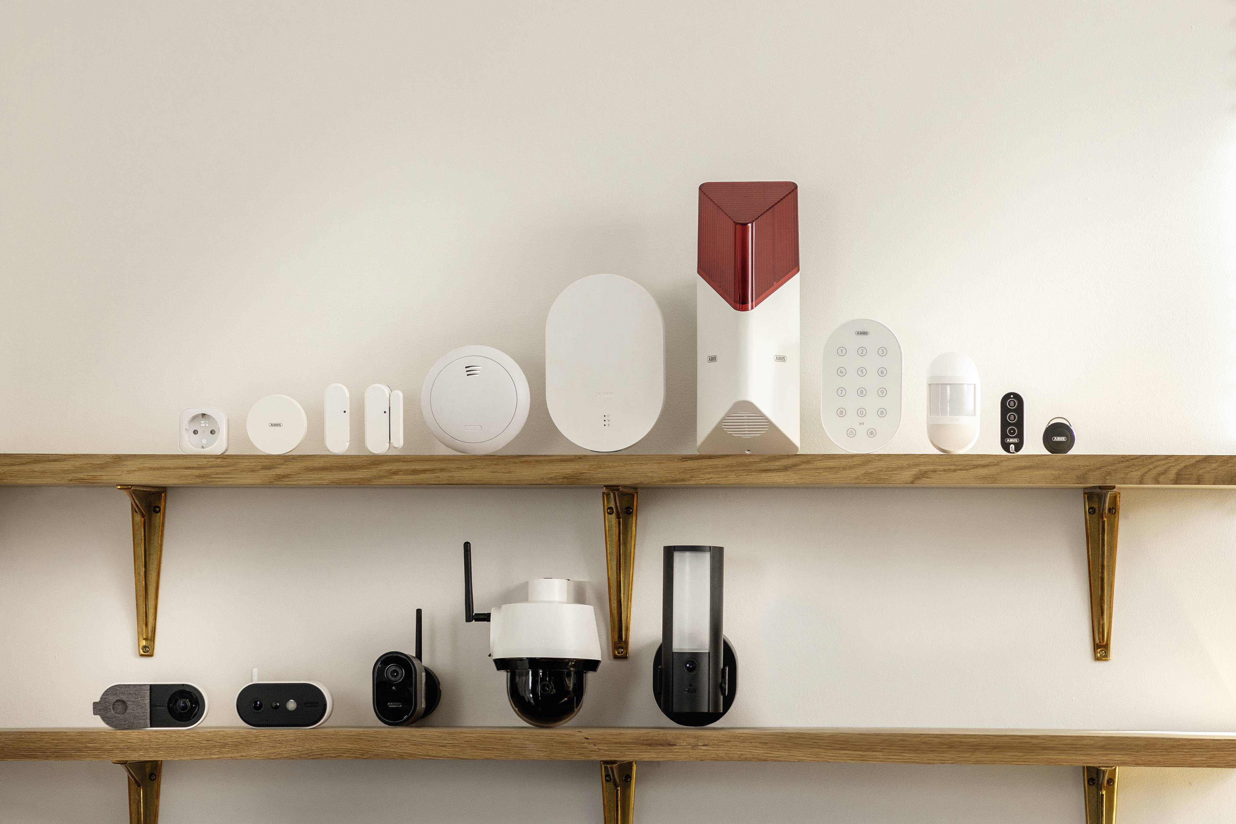 ABUS Smartvest Pro Funk-Alarmanlage & App - Starter Set FUAA45000 Funk-Alarmanlagen-Set