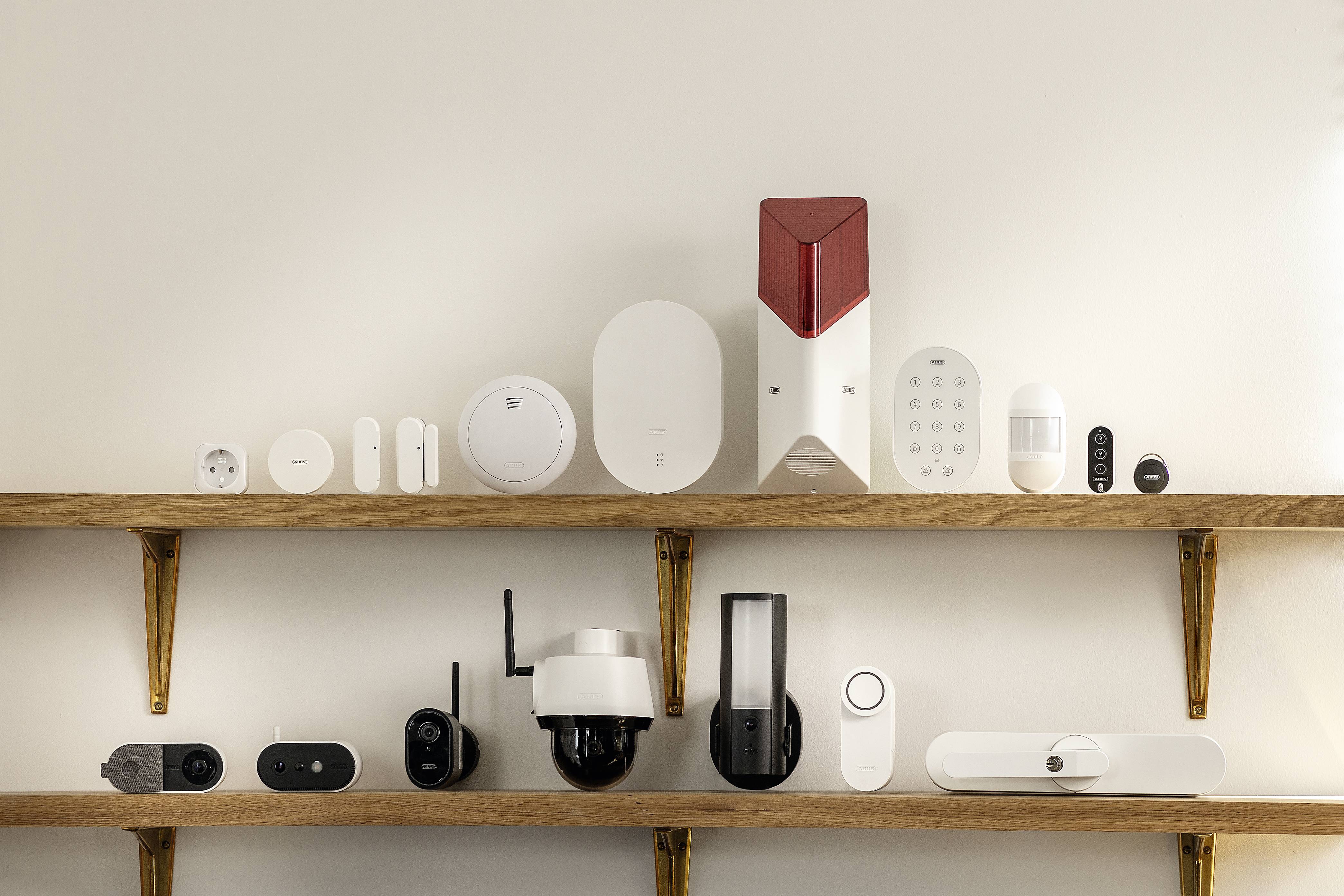 ABUS Smartvest Pro Funk-Alarmanlage & App - Starter Set FUAA45000 Funk-Alarmanlagen-Set